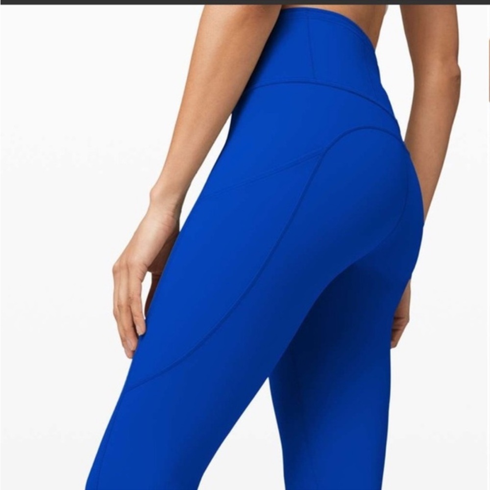 NWOT Lululemon Swift Speed High Rise Reflective Luxtreme Tight in Symphony Blue